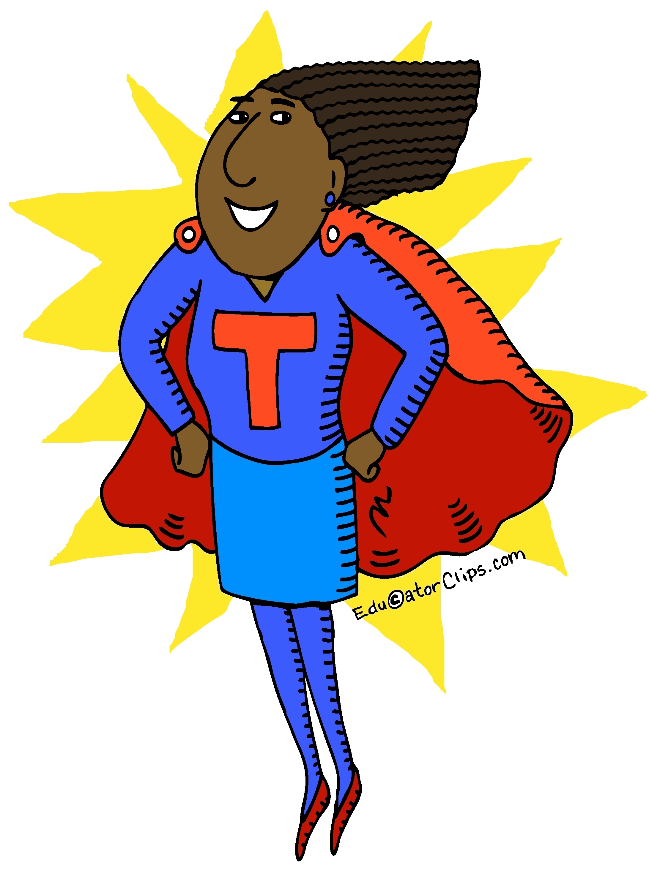 Super Teacher Clip Art 3 by Mark A Hicks