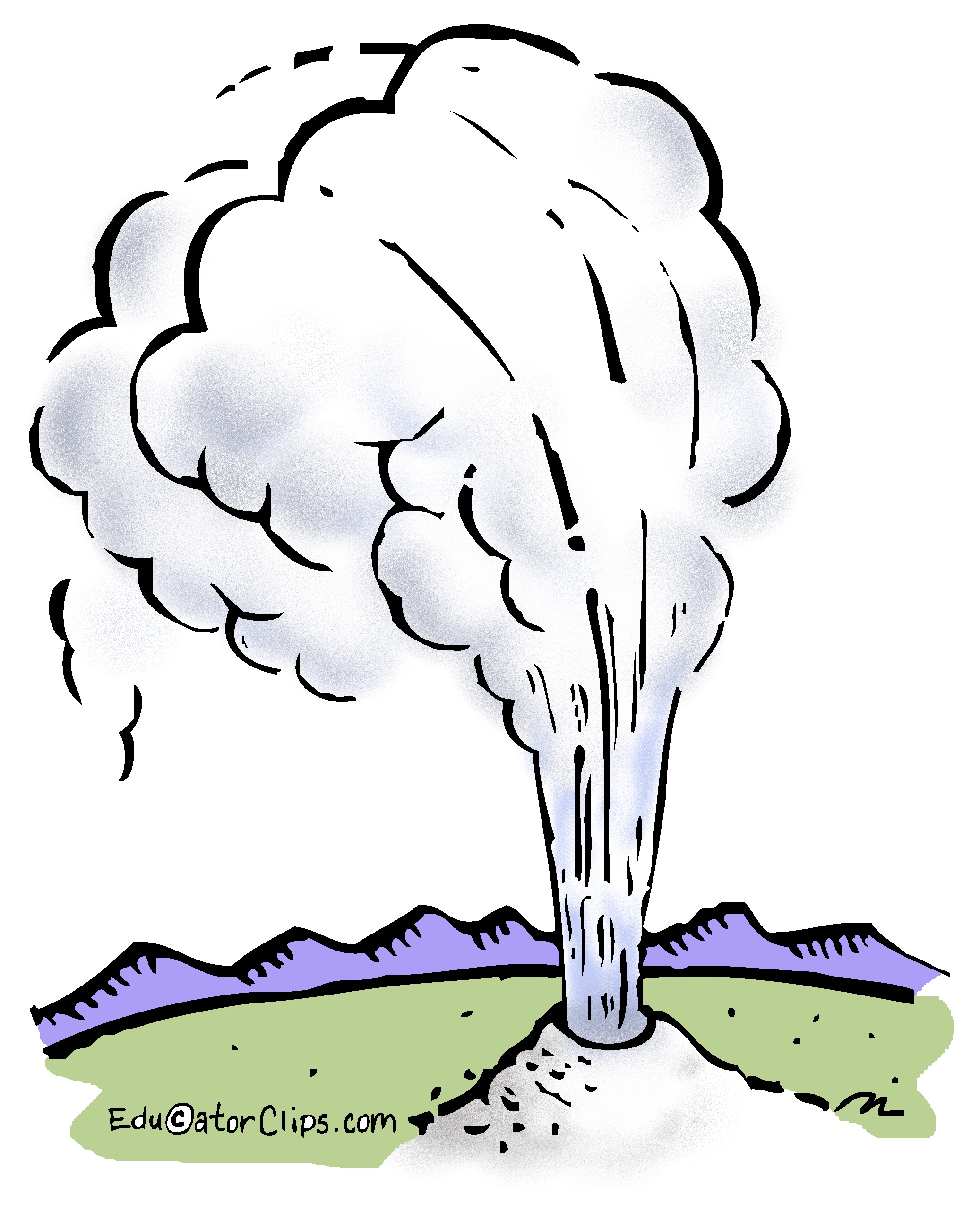 Geyser Clip Art