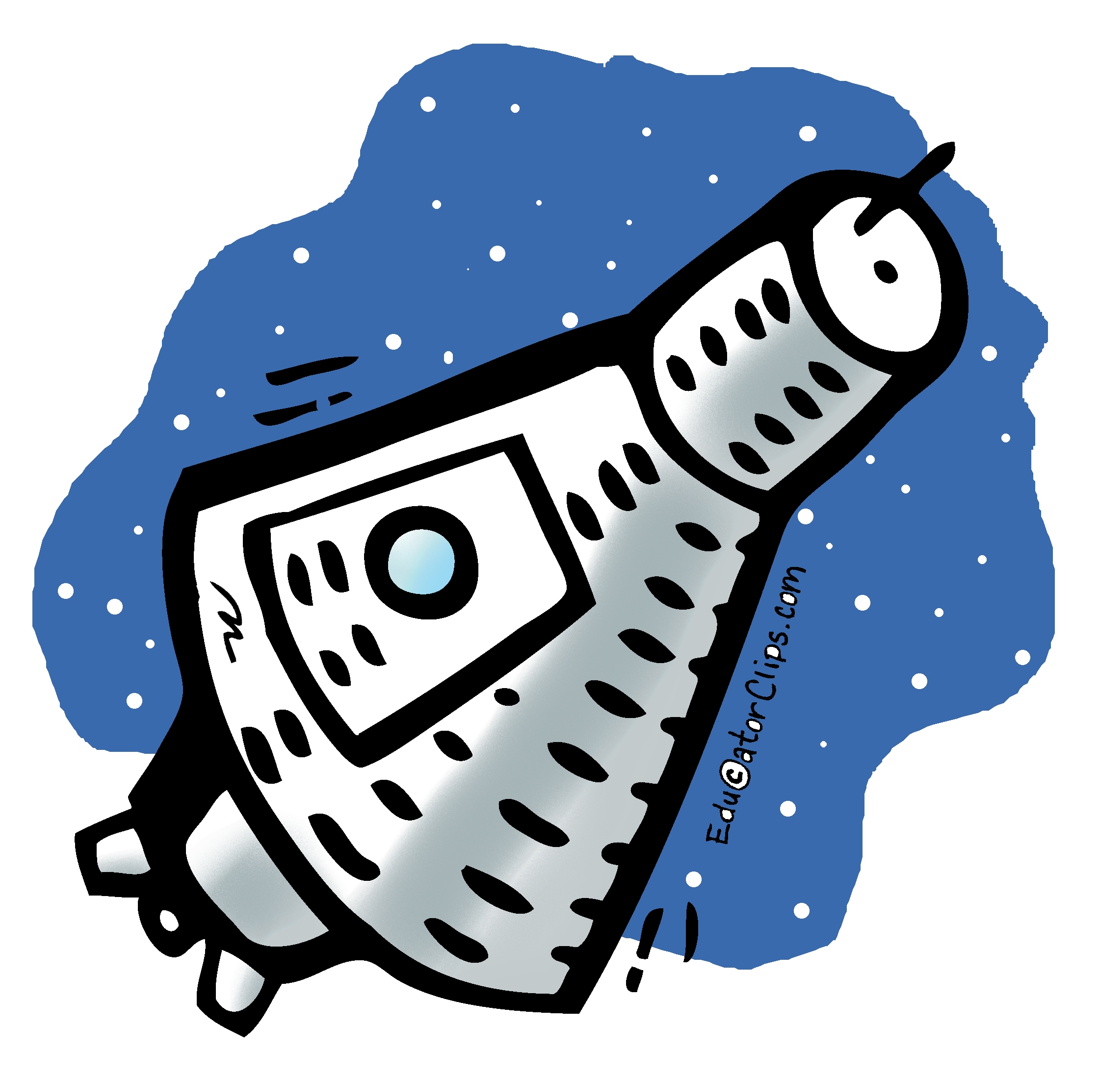 Mercury Space Capsule Clip Art